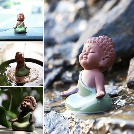 Kcsd Ceramic Tiny Cute Baby Buddha Statue Monk Figurine Cute Buddha Babies Baby Buddha Monk Home Decoration Zen Decor Peaceful Rulai Figurine C Walmart Canada
