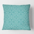 thumbnail image 2 of Designart Retro Abstract Pattern Design III' Mid-Century Modern Throw Pillow - 16x16, 2 of 2