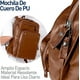 thumbnail image 2 of Mochila Antirrobo Bluelander de Cuero Sintético con Puerto USB, Café Bluelander Mochila antirrobo para laptop, 2 of 5