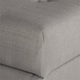 thumbnail image 3 of HomePop Banc de Rangement Traditionnel en Tissu Capitonné Grand Format en Gris Texturé, 3 of 13