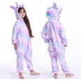 thumbnail image 3 of Pijamas siameses de animales de león, zorro y pegaso, de franela de invierno con dibujos animados para hombres y mujeres, pijamas para padres e hijos, 3 of 6