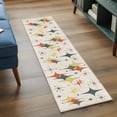 thumbnail image 3 of Runner Rugs 2x6 Ft, Multi-Color Diamond Non Slip Area Rugs for Kitchen Bedroom Entryway, Modern Geometric Middle Century Beige Washable Carpet Runner Rug Floor Mats for Bedroom Home Decor, 3 of 8