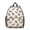 Saint Bernard and, variant on Boston Terrier and Floral Orange Pattern Backpack for School, Cute School Bag with Adjustable Shoulder Straps and Padded Back, 13.8"x11.4"x6"