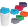 thumbnail image 1 of 6 Pack Silicone Can Lids - Reusable Pop Can Lids for Standard Size Cans Soda, Silicone Can Tops For Soda/Beer/Juice, 1 of 5