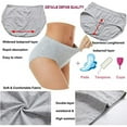 thumbnail image 6 of DEFNES Leak Proof Underwear for Woman Cotton Overnight Menstrual Panties Briefs (5 Pack), 6 of 6