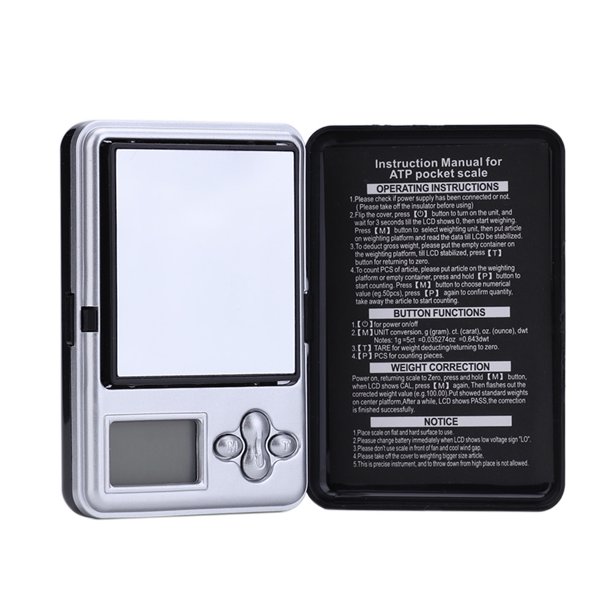 200g/0.01g High Precision Mini LCD Digital Pocket Electronic Jewelry Scale Kitchen Food Weighing Tool Electronic Scales Gao Jinjia LED