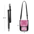 thumbnail image 4 of Secure Travel Neck Wallet Passport Holder Adjustable Strap For Men & Women 6*7.5in Flower Of The Prosperous Scene, 4 of 6