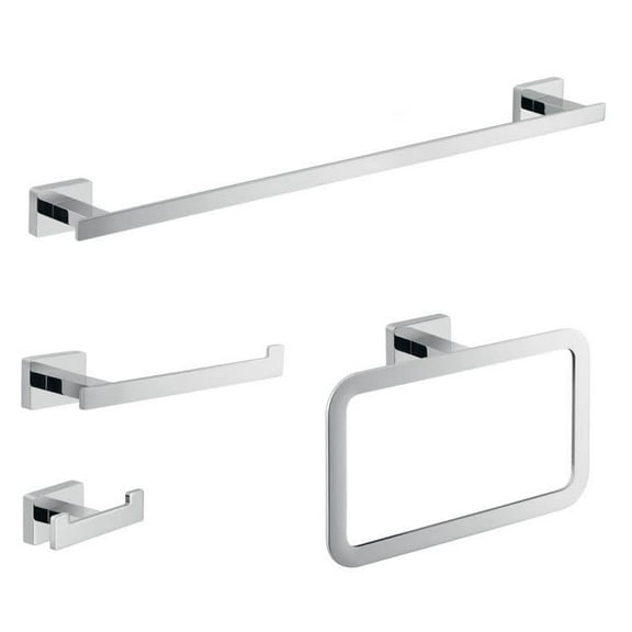 Nameeks Atn100 Gedy Bathroom Accessories Set - Chrome