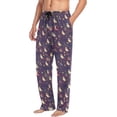 thumbnail image 5 of FREEAMG Watercolor Star Pumpkin Pajama Pants for Men, Men's Separate Bottoms, Comfortable Sleep Lounge Pj Pants, 5 of 7