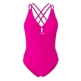 thumbnail image 5 of MSJUHEG Women's One-piece Swimsuits,Swimwear Monokinis,High Waist Bathing Suit,Push Up Swimsuits for Women,Hollow Monokini Swimwear,One Piece Bathing Suit for Women, Hot Pink M, 5 of 8