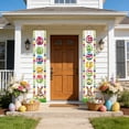 thumbnail image 2 of ddioayh Easter Door Banner 2PC Set Durable Easter Egg Bunny Decorations 30x180cm For Home Shop Party Decor, 2 of 6