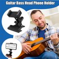 thumbnail image 5 of Methold Soporte giratorio de 360 grados para ukelele, acordes de guitarra y guitarra, para músicos, compatible con teléfonos de 7,5 cm. Teléfono y Comunicación, 5 of 5