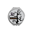 thumbnail image 1 of Halloween Chat Hallowmas Arbre Main Compact Miroir Rond Portable Poche Verre, 1 of 3