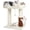 Beige, variant on Cat Tree Tower for Large Cats Cat Scratching Post with Cat Self Groomer,Top Bed, Thick Scratch Post Danging Ball Great for Indoor Cats