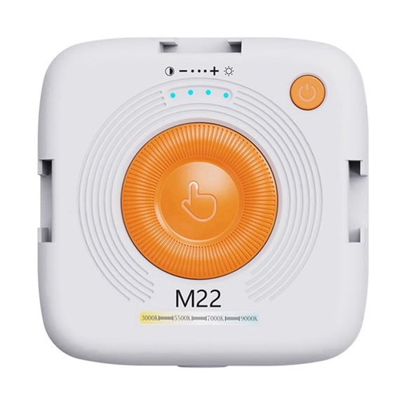 M22 Magnetic LED Selfie Light Phones Clip-on Dual Color Temperature Portable Fill Light for Outdoor Photography White