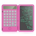 thumbnail image 3 of Tablero de dibujo 2 en 1 Gráficos ecológicos Calculadora portátil Digital Rosa kusrkot Tableta de escritura LCD, 3 of 8