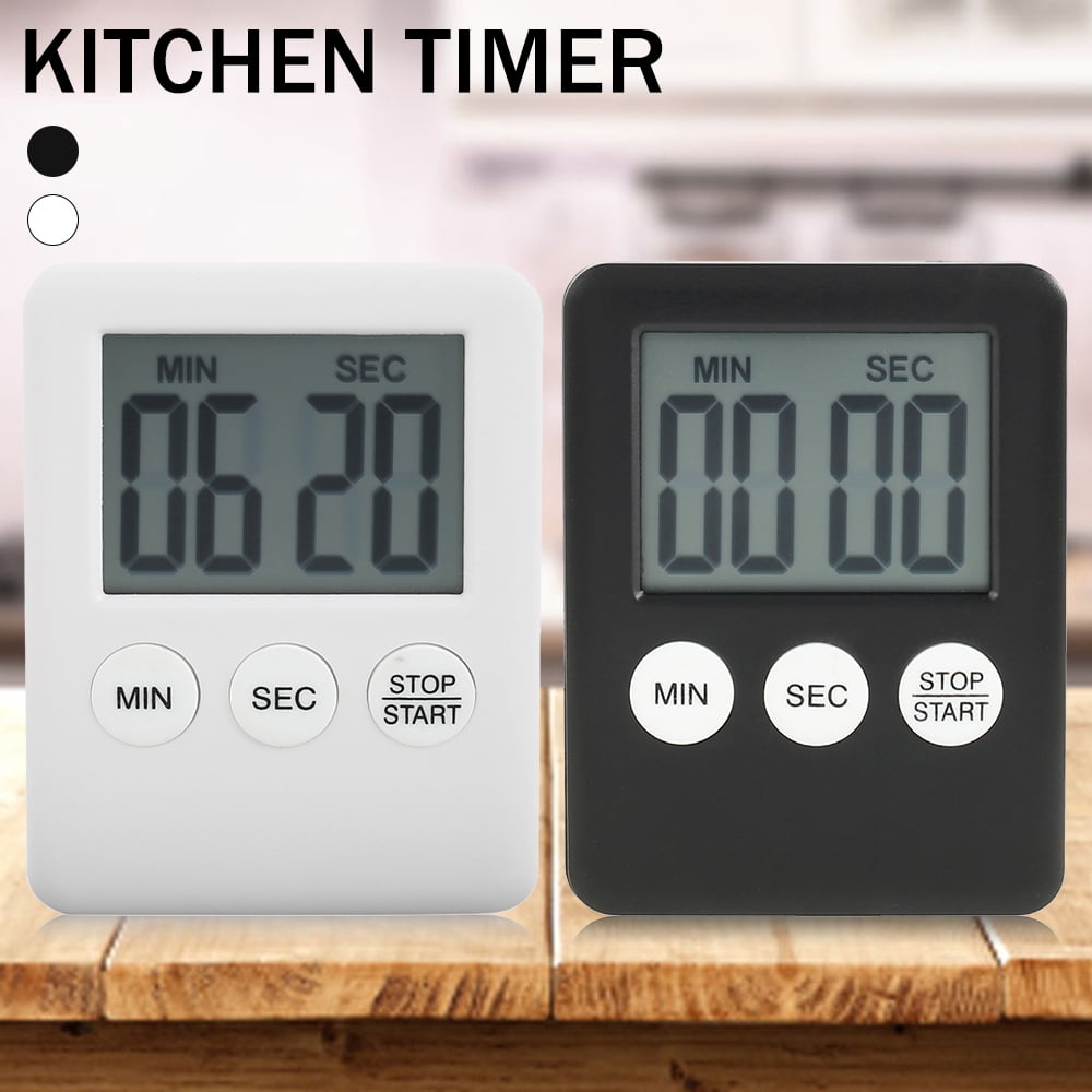 1 pc New Large Lcd Kitchen Cooking Timer Count Down Up Clock Loud Alarm Magnetic