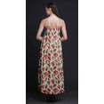 thumbnail image 2 of Bimba Floral Printed Adjustable Spaghetti Strap Long Maxi Dress Summer Beachwear-X-Large, 2 of 6