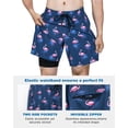 thumbnail image 4 of Bañador de Hombre SURF CUZ Sunny Flamingos XL 7" Secado Rápido, 4 of 6