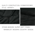 thumbnail image 4 of Chezmoi Collection George 3-Piece Jacquard Quilt Set King Size, Black Textured Woven Lightweight Rectangle Quilted Bedspread for All Seasons (1 Quilt 108x96 inches, 2 Shams), 4 of 9