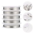 thumbnail image 1 of IFANLANDOR Copper Wire for Crafts 5Pack Round Silver 47Inches Long Jewelry Material, 1 of 4
