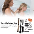 thumbnail image 4 of Hair Styling Set, 20PCS Hair Braiding Tool Lightweight Easy Using  For  Hairstyles For Party, 4 of 8