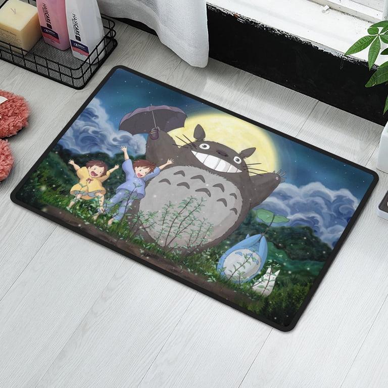 Totoro Door Mat Home Welcome Mats Outdoor and Indoor, Heavy-Duty