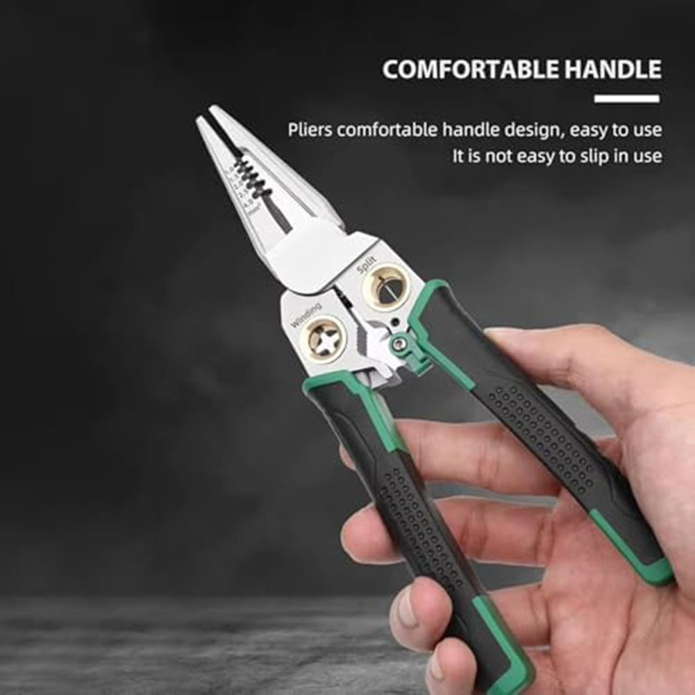 8-In-1 Wire Stripper & Voltage Tester: Forprecision Cutting, Crimping & Safety