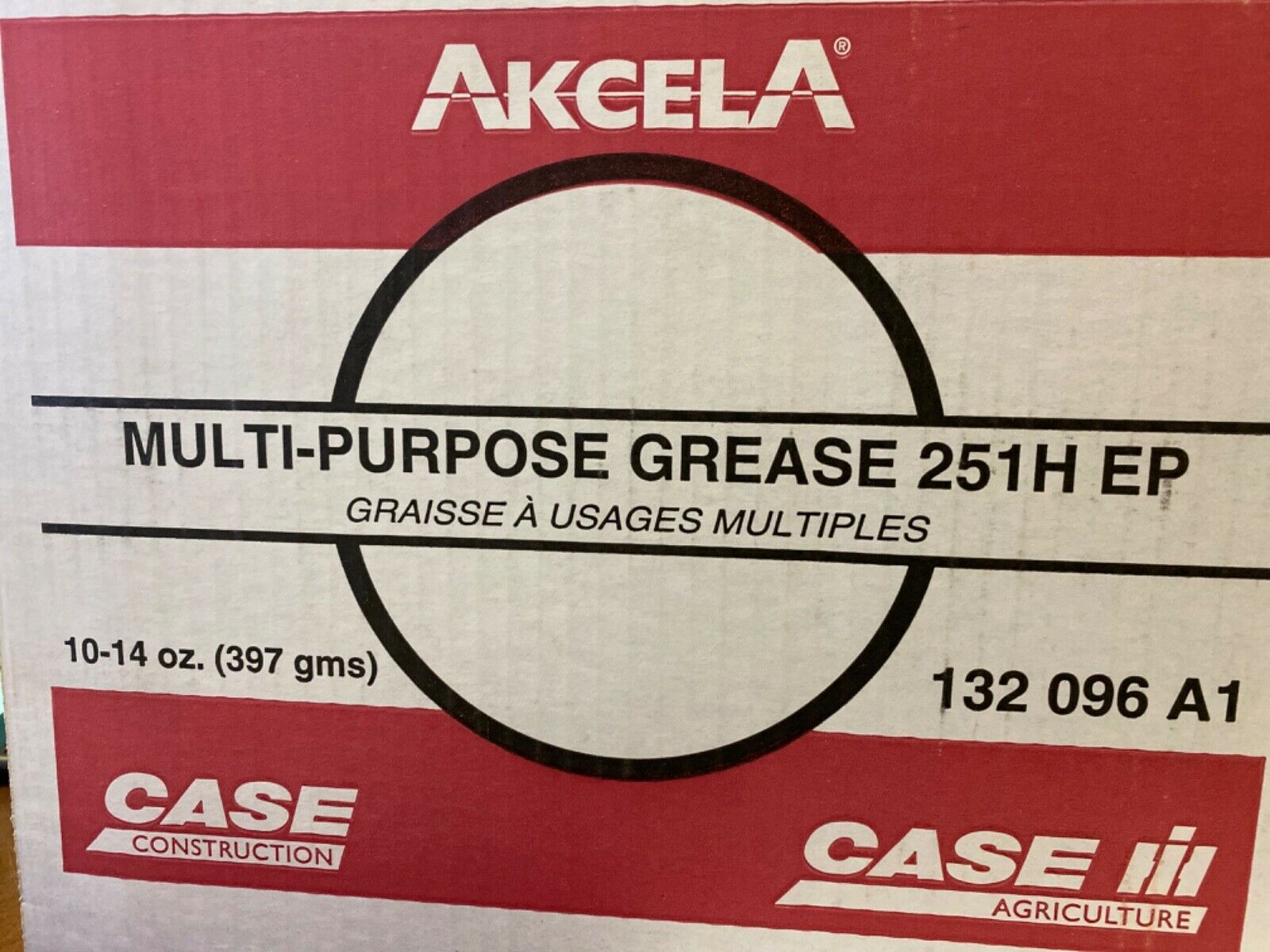 10 OEM GENUINE AKCELA Case IH 14oz MultiPurpose Grease 251H EP 1014