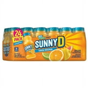 Sunny D Tangy Original Orange Flavored Citrus Punch Juice, 6.75 fl oz, 24 count