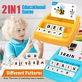 thumbnail image 4 of 2 in 1 Matching Letter Game Number Math Counting Alphabet Word Spelling Object Recognition Preschool Educational Learning Toy Birthday Gift for Children Girls Boys Ages 3 4 5 6 Year, 4 of 7