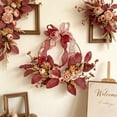 thumbnail image 6 of Cheapark Artificial Flower Wreath Spring Door Hanging Garland Floral Decor for Porch Wedding Holiday Seasonal Home Layout, 6 of 6