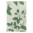 thumbnail image 4 of Floral Leaves on Beige Blackout Curtains for Living Room Bedroom 55W x 72/84L Insulated Window Drapes 2 Panels, 4 of 6