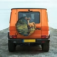 thumbnail image 6 of Easygdp Peaceful Deer Lily Pond Wheel Cover,Spare Tire Cover,4-17in Spare Tire Cover Universal Fit for Trailer, Car, Truck, SUV, Jeep-16 inch, 6 of 6