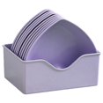 thumbnail image 1 of CNKOO 1 Set Fruit Plate Food Grade BPA Free Smooth Edge Unique Shape Heat-Resistant Multipurpose Stackable Heart-Shaped Desktop Spit Bone Dish Fruit Tray Kitchen Supplies, 1 of 8