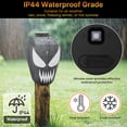 thumbnail image 2 of PATIOEASY 2 Pack Solar Nocturnal Animal Repeller with Flickering Flame, Coyote Deterrent for Chicken Coop Garden, 2 of 8