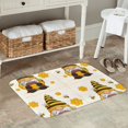 thumbnail image 7 of Rateoe Beekeeper Gnome Holding A Glass Pattern Flannel Door Mat Indoor Outdoor Entrance, Waterproof All-Weather Doormat,Fade Resistant, Low Profile Entryway Mat 16x24in, 7 of 7