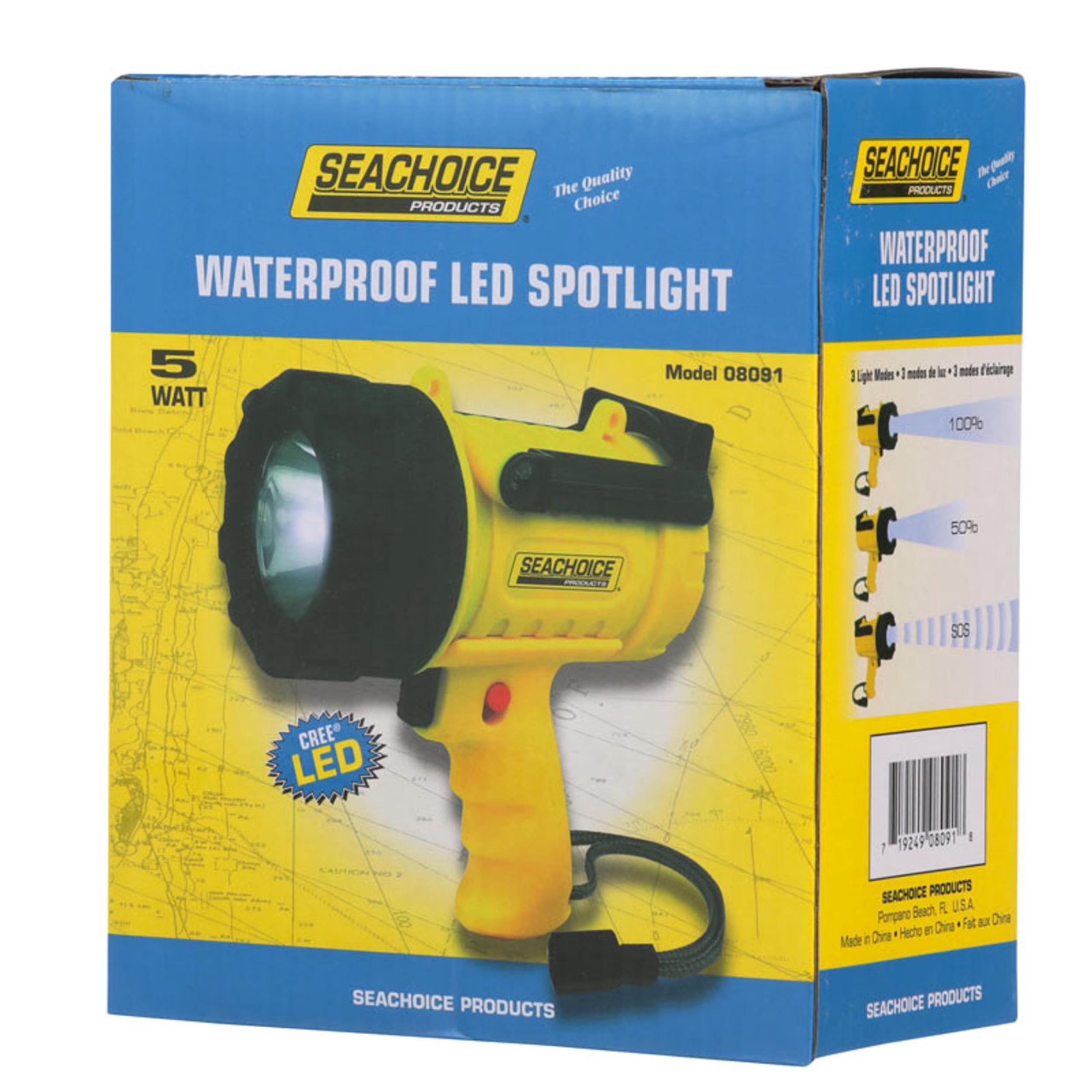 Seachoice Waterproof Cree LED 5 Watt Flashlight