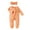 Orange, variant on Baby Long Sleeve Footless Pajamas Infant Baby Boys Girls Long-Sleeved Romper Zipper Candy Color Striped Cloth Foot Crawl Clothes Suit New Casual Winter Jumpsuits Pinks 6-12 Months