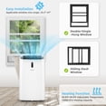 thumbnail image 4 of Yardi Yard 14000 BTU Portable Air Conditioner with APP and WiFi Control-White, Portable Air Conditioners,Portable AC Cools up to 350 Sq.Ft, 4 of 11