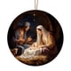 thumbnail image 1 of Xihbxyly Ofertas de Iluminación Decoración Navideña Árbol de Navidad Plano Estilo Retro Decoración Del Hogar Adornos para El Coche, 1 of 2