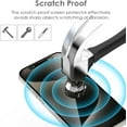 thumbnail image 3 of 2 Pack iPhone 15 Pro Screen Protector, 9H Anti Spy Dark Tempered Glass Screen Protector for iPhone 15 Pro, Easy Installation, Bubble Free, 3 of 5