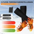 thumbnail image 3 of Heated socks for men and women, heated socks with 4000mAh rechargeable, 3 of 4