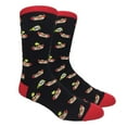 thumbnail image 3 of Hot Dogs and Mustard Socks (Adult Large - Men's Shoe Sizes 8-12), 3 of 3