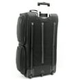 thumbnail image 3 of J World Brighton 33" Rolling Duffle Checked Bag for Travel, Black, 3 of 7