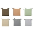 thumbnail image 3 of Seat Cushion Summer Simple Style Breathable Heavy Duty Modern Square Solid Color Computer Chair Sitting Cushions Pad Linen 40x40cm, 3 of 10
