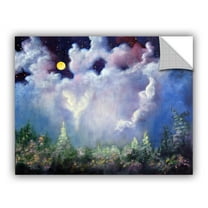 Angel-Moon Removable Wall Art Mural