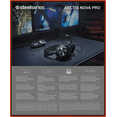 thumbnail image 3 of SteelSeries Arctis Nova Pro Multi-System Gaming Headset — Premium Hi-Fi Drivers for PC, PS5, PS4, Switch, Black, 3 of 24