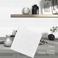 thumbnail image 4 of DEWOO Thick Square Kitchen Peel and Stick Backsplash Mosaic Tiles Square Self Adhesive Wall Tile Checkerboard Checkered Stickers,White (10-Sheet,12"x12"), 4 of 12