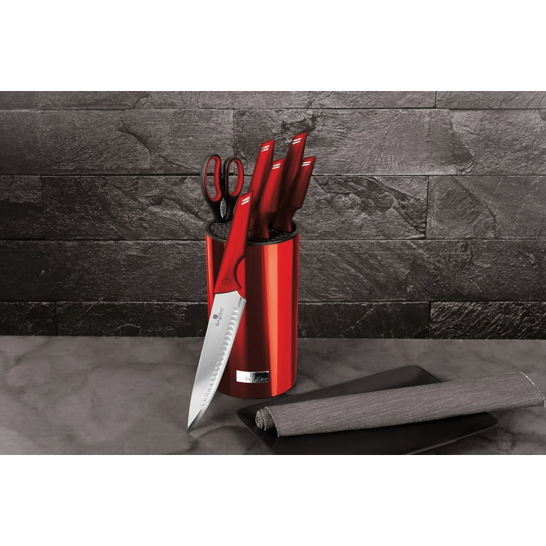 7 Piece Knife Set with Sharpening Steel - Turbine USA - Touch of